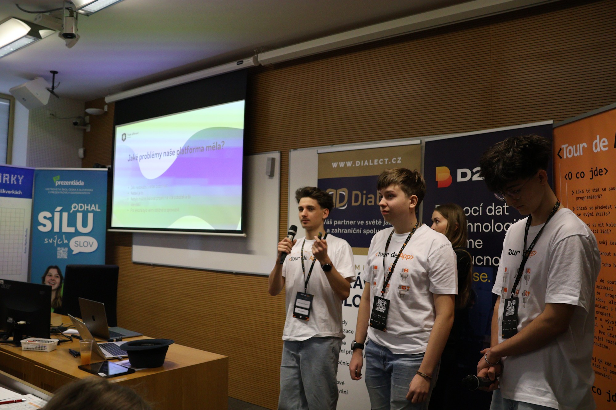 Prezentace projektu v grandfinále Tour de App 2026